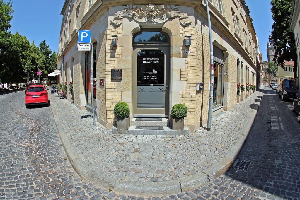 Schottennester Schlafen An Der Kraemerbruecke Erfurt Exterior foto